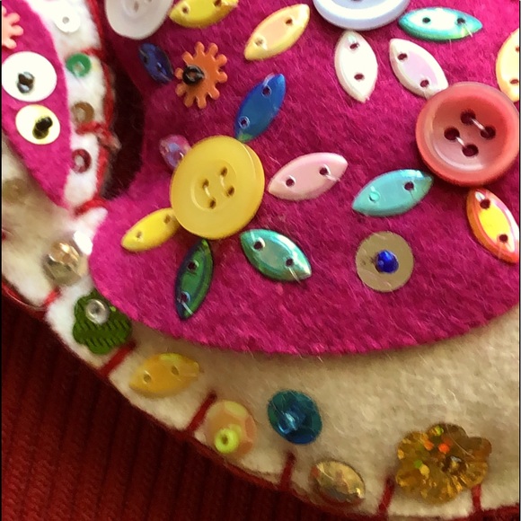 Bird Christmas ornament hand crafted in India - Picture 4 of 9